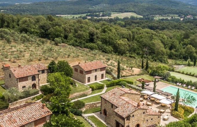 Bastide viticole illustree en Provence